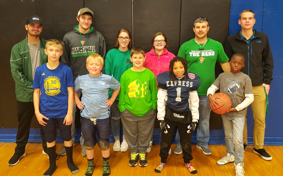 SPS had a great time shooting some hoops with some of the kids at the local A.D. Lewis Center (11-16-17).