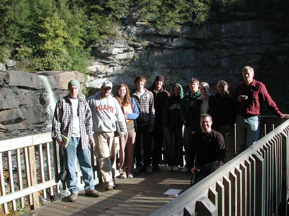 Obsservation deck at Blackwater Falls