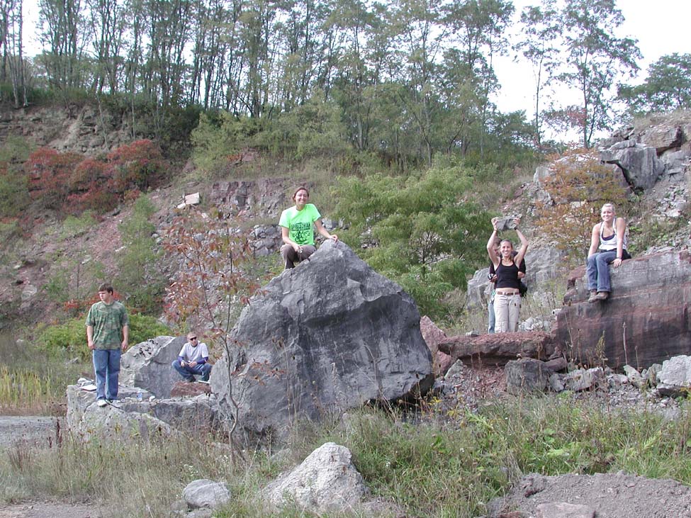 Greenbrier limestone quarry, Canaan Valley State Park
