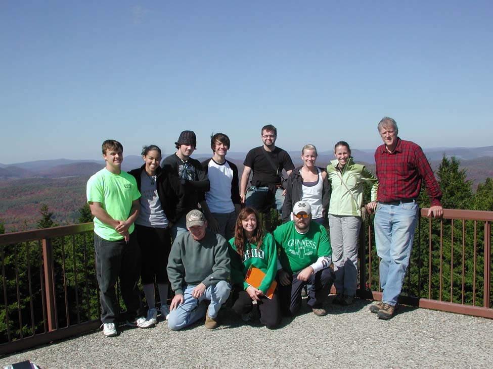 Observation tower Spruce Knob, Highest point in WV, elev. 4863 feet.