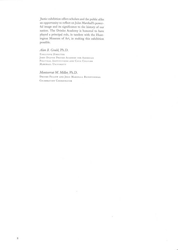 Image of page 8 of the book The Face of Justice about John Marshall