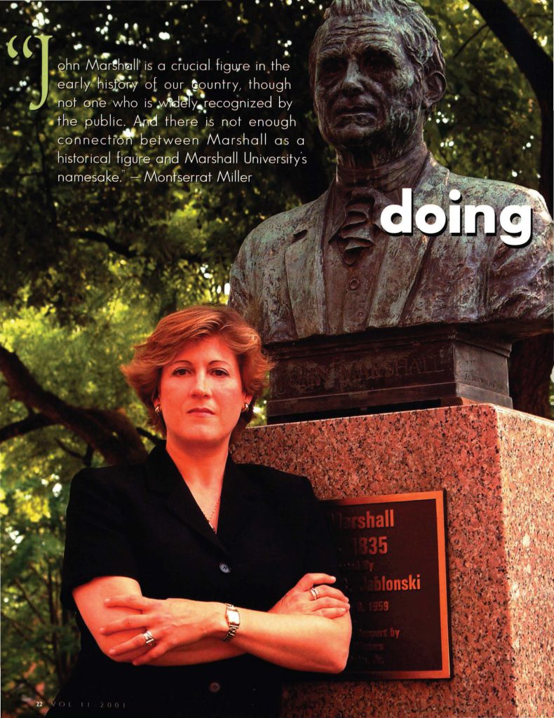 Image of article published in the magazine featuring Montserrat Miller