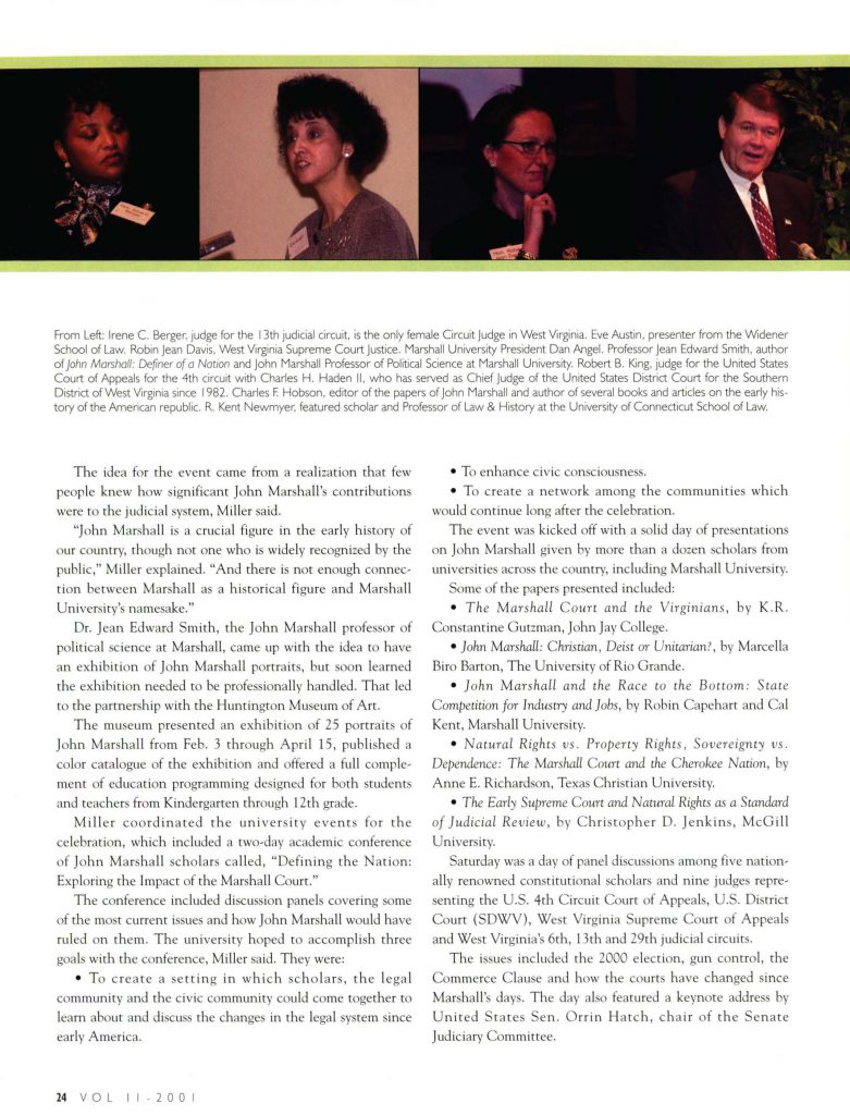 Image of article published in the magazine featuring Montserrat Miller