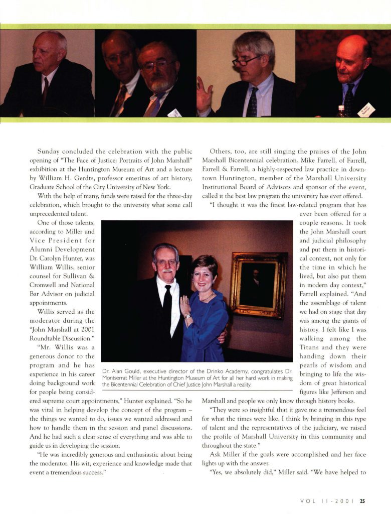 Image of article published in the magazine featuring Montserrat Miller