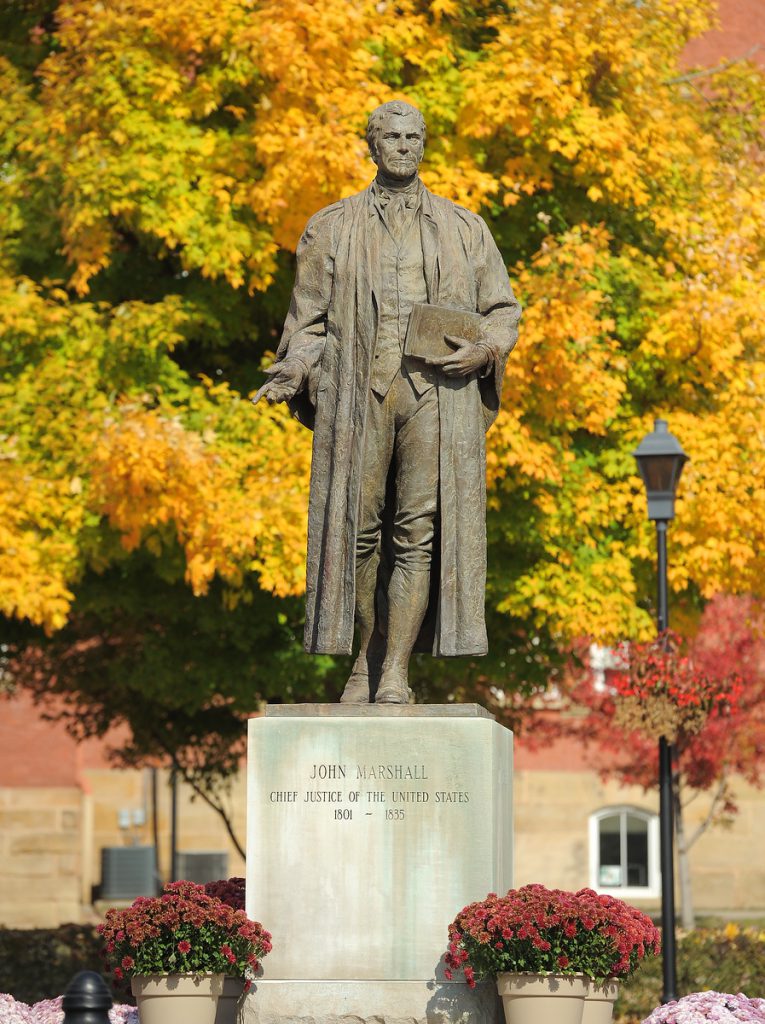Image of John Marshall statue